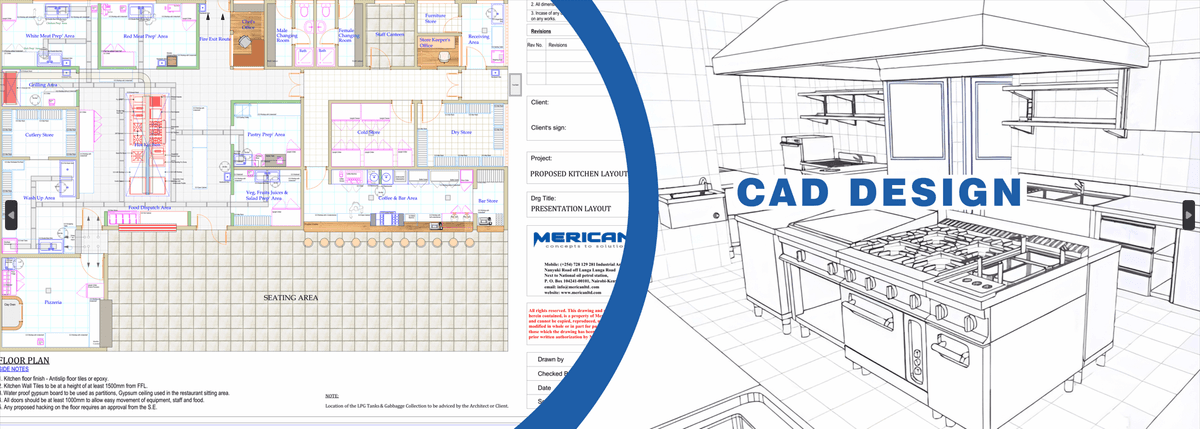 C.A.D layout